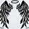 Guardian Angel Wings Free SVG