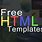 HTML Code for Website Template
