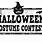 Halloween Costume Contest Sign