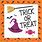 Halloween Trick or Treat Sign