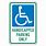 Handicapped Parking Only Sign