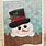 Handmade Snowman Christmas Cards