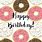 Happy Birthday Donut Clip Art