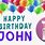 Happy Birthday John Card