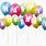 Happy Birthday and Balloons