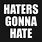Haters Got to Hate