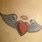 Heart and Wings Tattoo