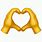 Heart in Hand Emoji