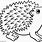 Hedgehog Print Out