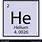 Helium in Periodic Table