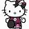 Hello Kitty Emo Transparent
