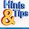Hints and Tips Clip Art