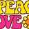 Hippie Love Clip Art
