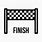 Horse at Finish Line Icon