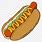 Hot Dog Bun Cartoon