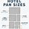 Hotel Pan Size Chart