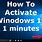 How to Active Windows