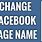 How to Change Page Name in Facebook