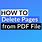 How to Delete Pages On a PDF