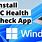 How to Install PC Health Check App
