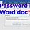 How to Set Password for Word Document