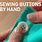 How to Sew On a Button by Hand