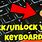 How to Unlock Keyboard