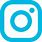 Instagram Logo Blue PNG