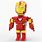 Iron Man LEGO Portrait