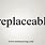 Irreplaceable Meaning