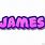 James Name Logo