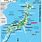 Japan Landforms Map