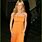 Jessica Simpson Orange Dress