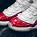 Jordan 11s Red and White