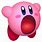 Kirby Face Transparent