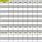 Kitchen Schedule Template Excel
