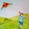 Kite Flying Painting