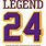 Kobe Bryant 24 Jersey Logo