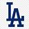 LA Dodgers Logo SVG Free