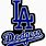 LA Dodgers Logo Stickers