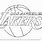 LA Lakers Logo Drawing