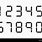 LCD Numbers Font