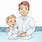 LDS Boy Baptism Clip Art