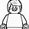 LEGO Guy Coloring Page