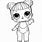 LOL Dolls Coloring Pages Baby Cat