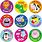 Large Square Stickers for Kids