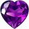 Lavender Heart Clip Art