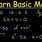 Learning Basic Math