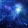 Light Blue Galaxy Space