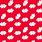 Lilo Stitch Pattern Red